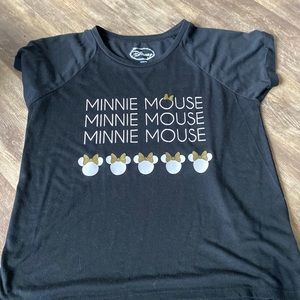 Black Minnie Mouse tshirt